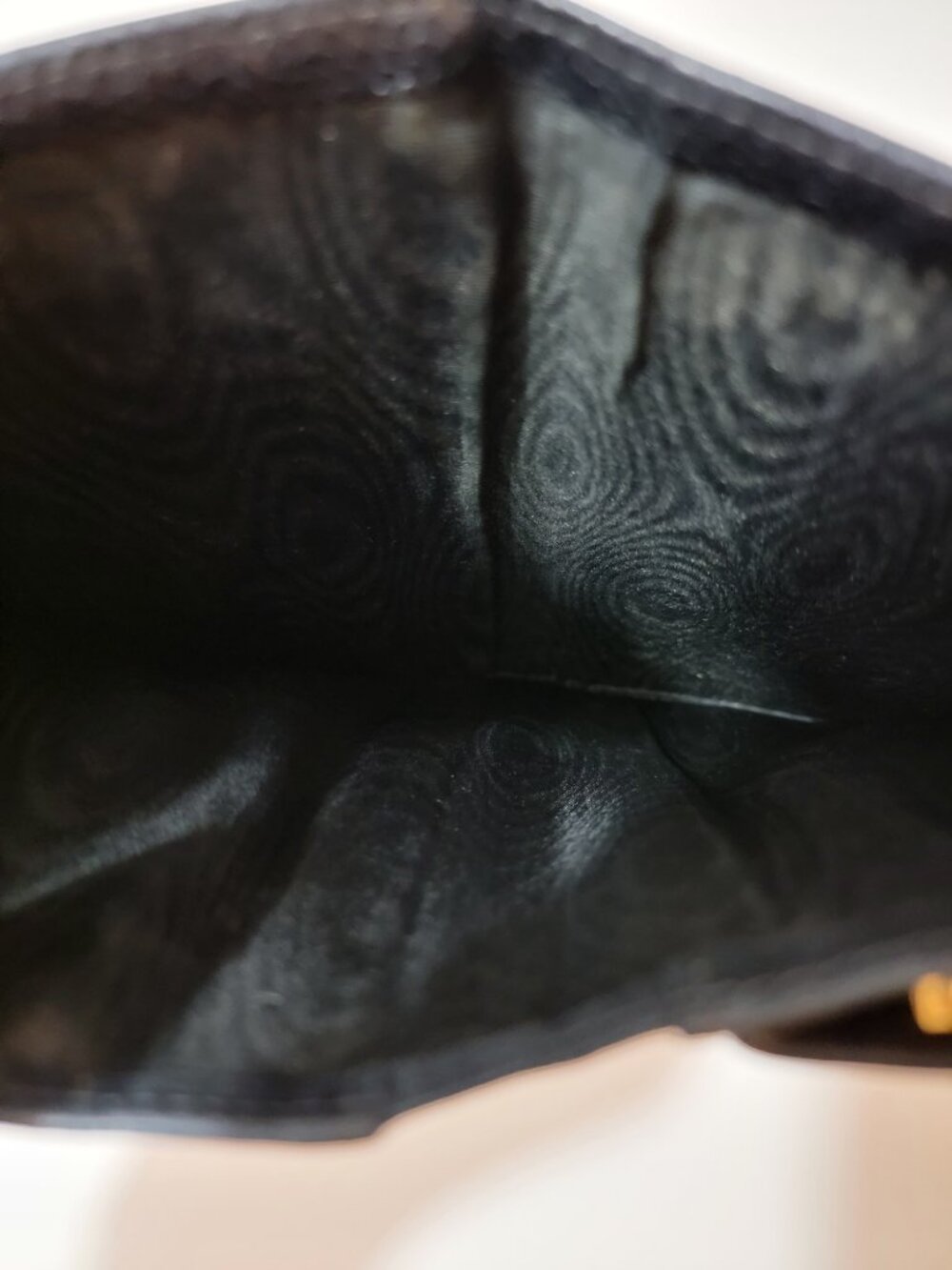 CHANEL Caviar Leather Long Wallet Kisslock Vintage Black CC Logo Made in France - Picture 7 of 11